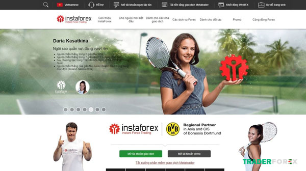 Trang web chính thức của InstaForex