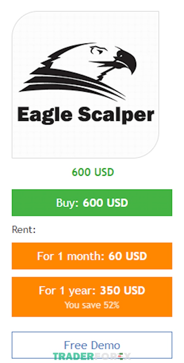 Trader có thể mua hoặc thuê Eagle Scalper tùy theo nhu cầu sử dụng