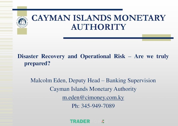 Giấy phép Cayman Islands Monetary Authority - CIMA